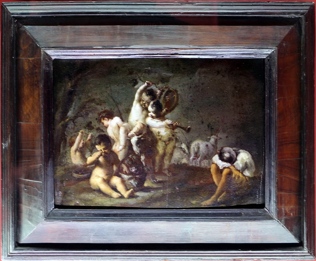 Scherzi di putti in paesaggio - Fondazione Cavallini Sgarbi